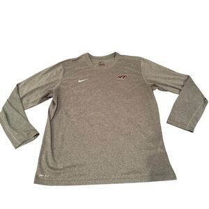 Virginia Tech Nike Dri-Fit Long Sleeve Shirt Men's XL